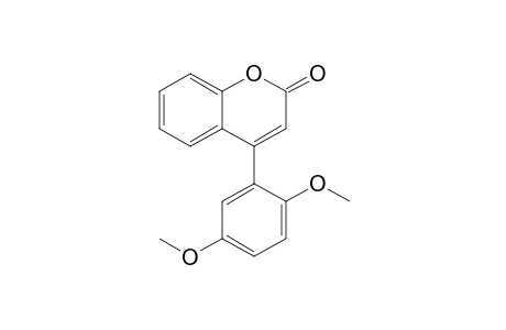 4-(2,5-DIMETHOXYPHENYL)-2H-1-BENZOPYRAN-2-ONE