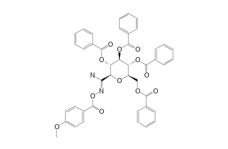 O-(PARA-ANISOYL)-C-(2,3,4,6-TETRA-O-BENZOYL-BETA-D-GLUCOPYRANOSYL)-FORMAMIDOXIME