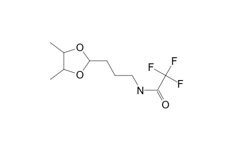 Acetamide, N-[3-(4,5-dimethyl-1,3-dioxolan-2-yl)propyl]-2,2,2-trifluoro-, [4R-(2.alpha.,4.alpha.,5.beta.)]-