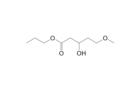 Propyl (3s)-3-hydroxy-5-methoxypentanoate