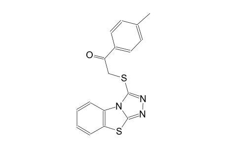 1-(4-Methylphenyl)-2-([1,2,4]triazolo[3,4-b][1,3]benzothiazol-3-ylsulfanyl)ethanone