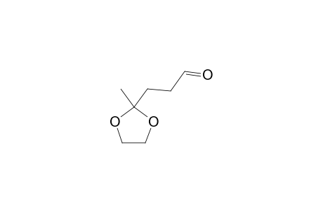 1,3-Dioxolane-2-propanal, 2-methyl-