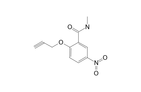 N-methyl-5-nitro-2-[(2-propynyl)oxy]benzamide