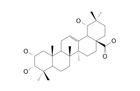 2-ALPHA,3-ALPHA,19-ALPHA-TRIHYDROXY-12-OLEANEN-28-OIC-ACID