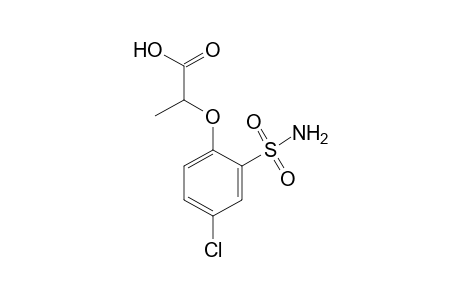 2-(4-CHLORO-2-SULFAMOYLPHENOXY)PROPIONIC ACID