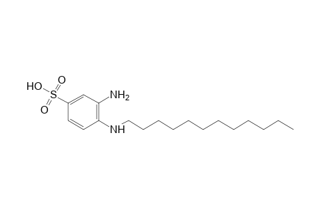 3-amino-4-(dodecylamino)benzenesulfonic acid