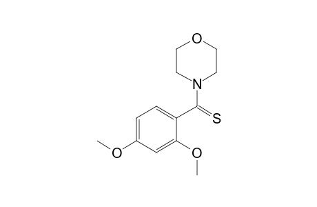 4-(2,4-dimethoxythiobenzoyl)morpholine