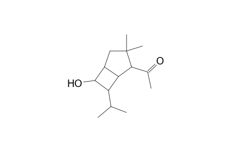 1-(6-isopropyl-7-hydroxy-3,3-dimethyl-4-bicyclo[3.2.0]heptanyl)ethanone Isomer A