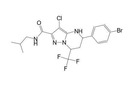 5-(4-bromophenyl)-3-chloro-N-isobutyl-7-(trifluoromethyl)-4,5,6,7-tetrahydropyrazolo[1,5-a]pyrimidine-2-carboxamide