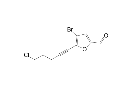 3-Bromo-2-(5'-chloropent-1'-ynyl)furan-5-carbaldehyde