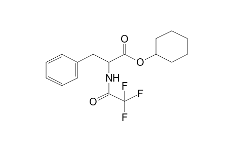 l-Phenylalanine, N-trifluoroacetyl-, cyclohexyl ester