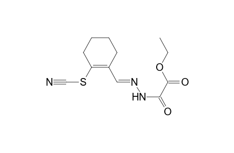 2-Thiocyanato-cyclohex-1-en-carbaldehyd-ethoxycarbonyl-hydrazone