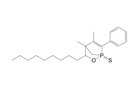 3-n-Nonyl-6-phenyl-4,5-dimethyl-1-phospha-2-oxanorborn-5-ene sulfide