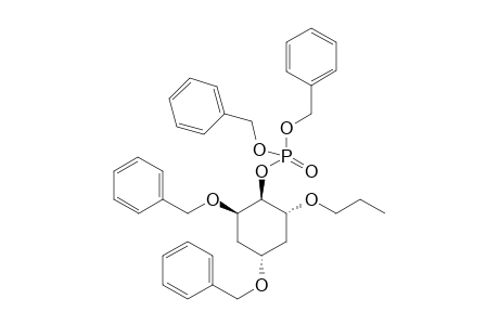 (1R,2R,4R,6R)-2,4-Di-O-benzyl-1-O-dibenzyloxyphosphoryl-6-O-propylcyclohexane-1,2,4,6-tetraol