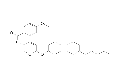 2H-Pyran, 5,6-dihydro-5-(p-methoxybenzoyl)-2-[4-(4-pentylcyclohexyl)cyclohexyloxy]-