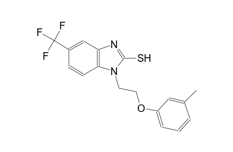 1-[2-(3-Methylphenoxy)ethyl]-5-(trifluoromethyl)-1H-benzimidazol-2-yl hydrosulfide