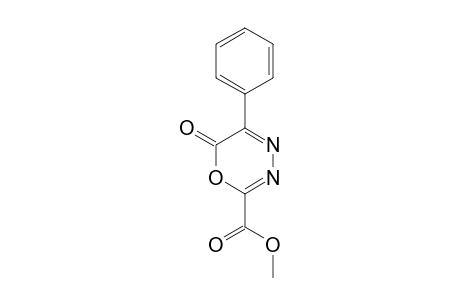 6-oxo-5-Phenyl-1,3,4-oxadiazin-2-carboxylic-acid-methylester