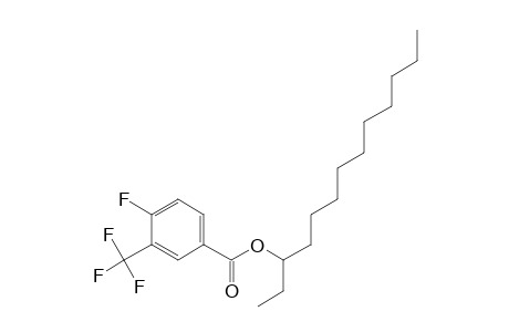 4-Fluoro-3-trifluoromethylbenzoic acid, 3-tridecyl ester