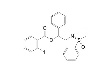 2-(S-Ethyl-S-phenyl)sulfoximidoyl-1-(phenyl)ethyl 2-iodobenzoate