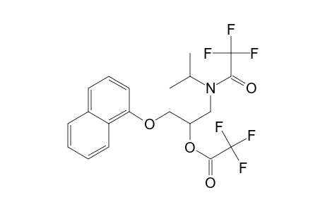 2-[Isopropyl(trifluoroacetyl)amino]-1-[(1-naphthyloxy)methyl]ethyl trifluoroacetate