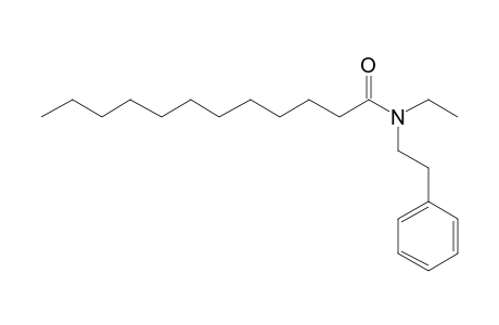 Lauramide, N-(2-phenylethyl)-N-ethyl-