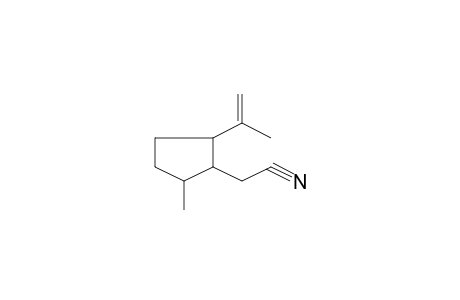 (2-Isopropenyl-5-methyl-cyclopentyl)-acetonitrile