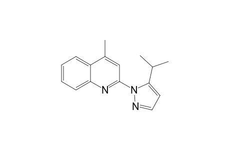 2-(5-ISOPROPYL-PYRAZOL-1-YL)-4-METHYL-QUINOLINE