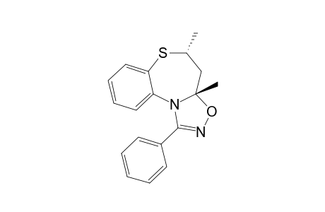 3A,4-DIHYDRO-3A,5-DIMETHYL-1-PHENYL-5H-[1,2,4]-OXADIAZOLO-[5,4-D]-[1,5]-BENZOTHIAZEPINE