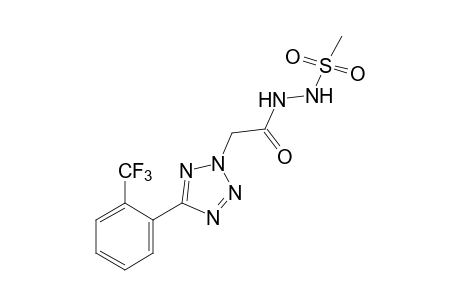 1-(methylsulfonyl)-2-{[5-(alpha,alpha,alpha-trifluoro-o-tolyl)-2H-tetrazol-2-yl]acetyl}hydrazine