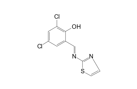 2,4-dichloro-6-(N-thiazol-2-ylformimidoyl)phenol