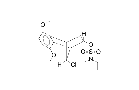 11-SYN-CHLORO-3,6-DIMETHOXYTRICYCLO[6.2.1.0(2,7)]UNDECA-2(7),3,5-TRIEN-9-EXO-OL, N,N-DIETHYLSULPHAMATE