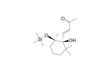 3-Buten-2-one, 4-[1-hydroxy-2,2,6-trimethyl-6-[(trimethylsilyl)oxy]cyclohexyl]-, [1S-[1.alpha.,1(E),6.beta.]]-