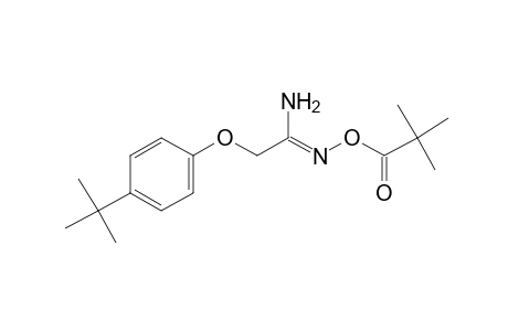 2-(p-tert-butylphenoxy)-o-pivaloylacetamidoxime