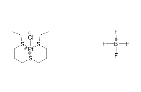 3,7,11-TRITHIATRIDECYL-CHLORO-PLATINAT-(II)-TETRAFLUOROBORAT-(III);LEAST_CONFORMER