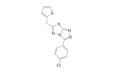3-(4-chlorophenyl)-6-(2-thienylmethyl)[1,2,4]triazolo[3,4-b][1,3,4]thiadiazole
