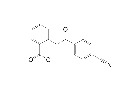 2-[2-(4-Cyanophenyl)-2-oxoethyl]benzoic acid