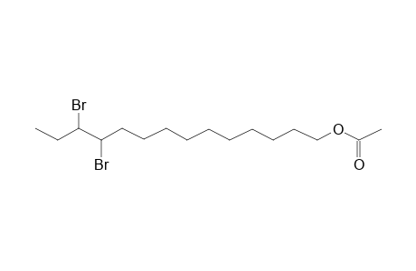 11,12-Dibromo-tetradecan-1-ol acetate