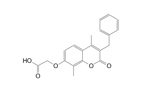 [(3-benzyl-4,8-dimethyl-2-oxo-2H-chromen-7-yl)oxy]acetic acid