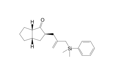 [1S*,3R*,5S*]-3-[2-Dimethyl(phenyl)silylmethylprop-2-en-1-yl]bicylo[3.3.0]octan-2-one