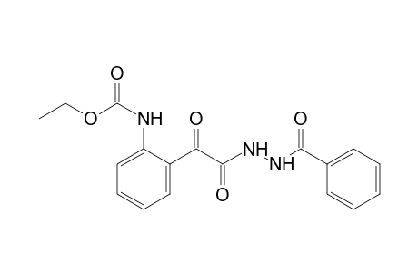 o-[(2-benzoylhydrazino)glyoxyloyl]carbanilic acid, ethyl ester