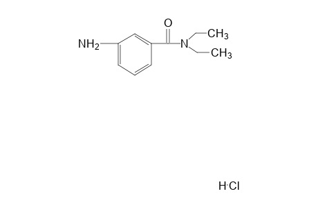 m-amino-N,N-diethylbenzamide, monohydrochloride