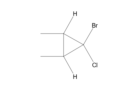 cis-1-BROMO-trans-1-CHLORO-cis-2,3-DIMETHYLCYCLOPROPANE