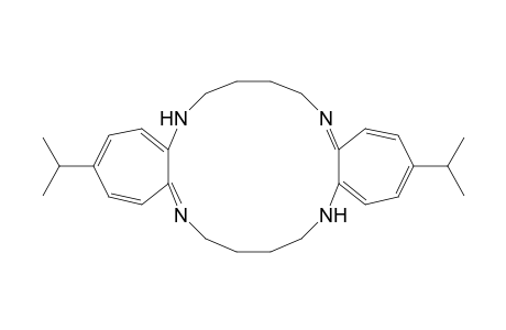 3,14-Diisopropyl-6,7,8,9,10,17,18,19,20,21-decahydrodicyclohepta[b,j][1,4,9,12]tetraazacyclohexadecine