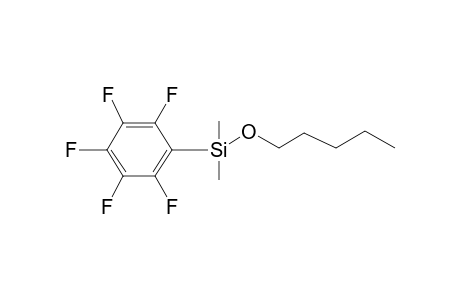 1-Dimethyl(pentafluorophenyl)silyloxypentane