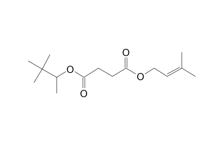 Succinic acid, 3-methylbut-2-en-1-yl 3,3-dimethylbut-2-yl ester