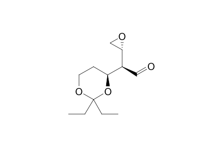 (S)-2-[(S)-2,2-DIETHYL-1,3-DIOXAN-4-YL]-2-[(R)-OXIRAN-2-YL]-ACETALDEHYDE