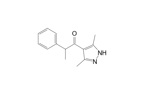 1-(3,5-dimethyl-1H-pyrazol-4-yl)-2-phenyl-1-propanone