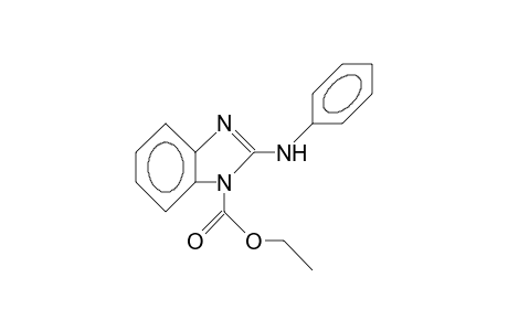 2-(phenylamino)benzimidazole-1-carboxylic acid ethyl ester