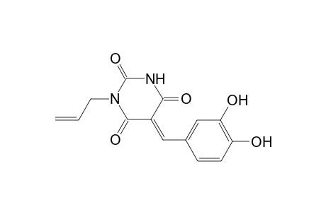 (5E)-1-Allyl-5-(3,4-dihydroxybenzylidene)-2,4,6(1H,3H,5H)-pyrimidinetrione