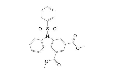 Dimethyl 9-(phenylsulfonyl)-9H-carbazole-2,4-dicarboxylate